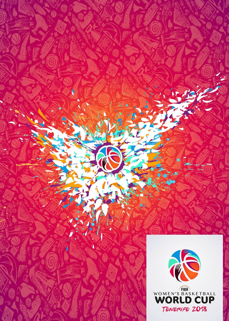Women Basketball World Cup | ilustrador branding