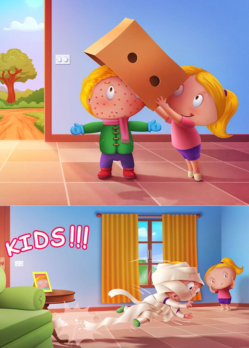 ilustraciones creativo apps infantiles