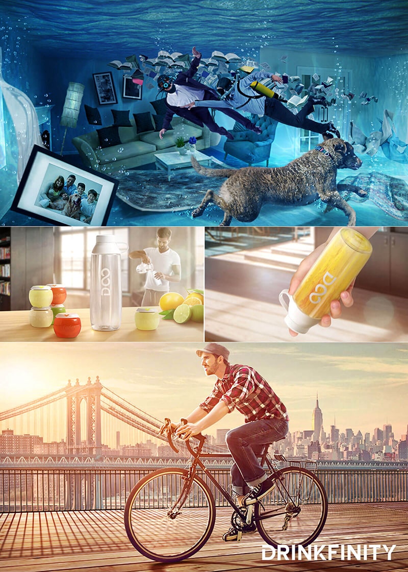 Drinkfinity | realistic illustrator | ilustrador realista