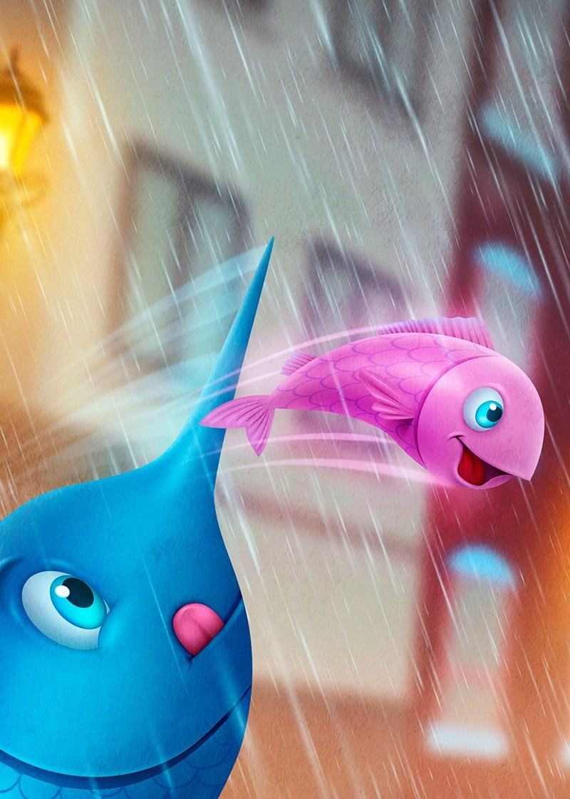 Ilustraciones cuento infantil para escritor Antonio Valverde