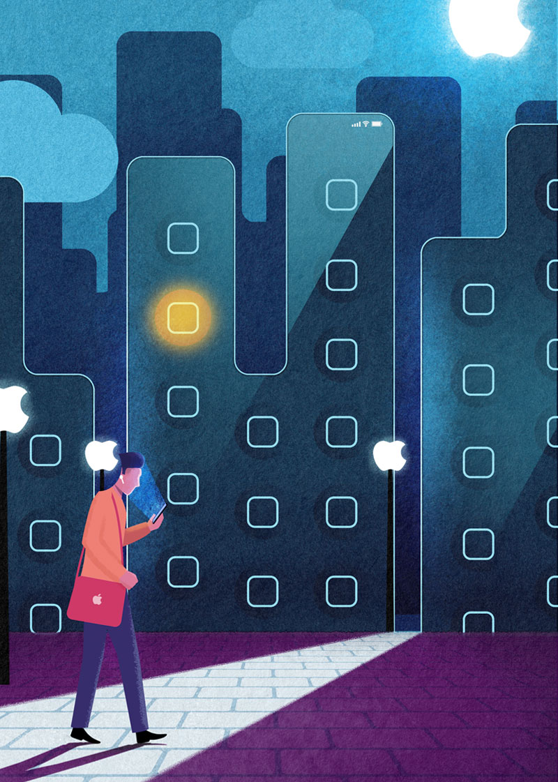 Apple | illustration studio | storyboard and animation 2D