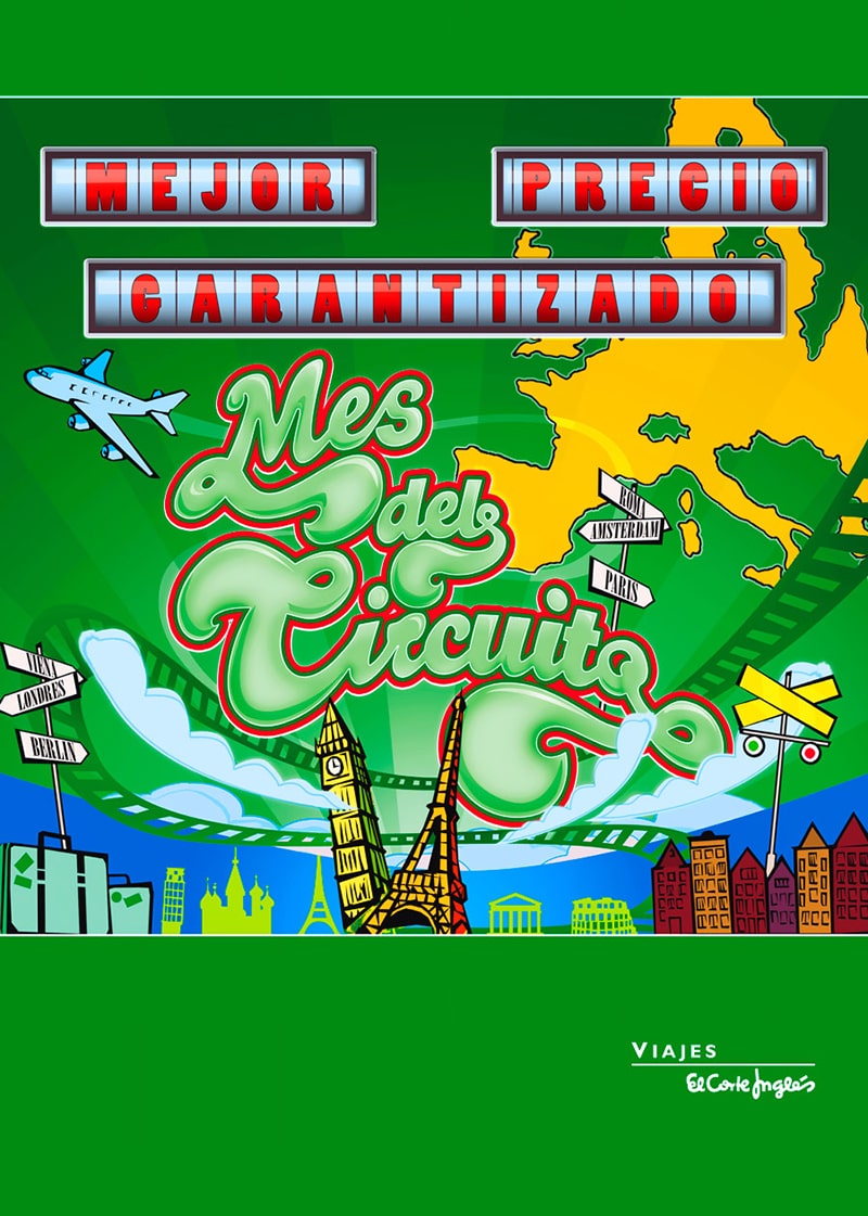 El Corte Ingles Viajes | ilustrador estudio 2D ilustracion