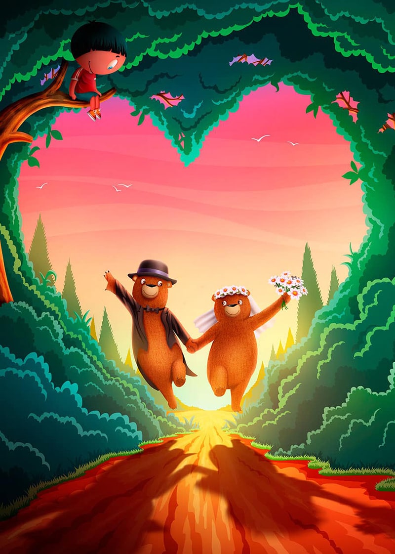 Ilustraciones cuento infantil para escritora Yulien Jimenez