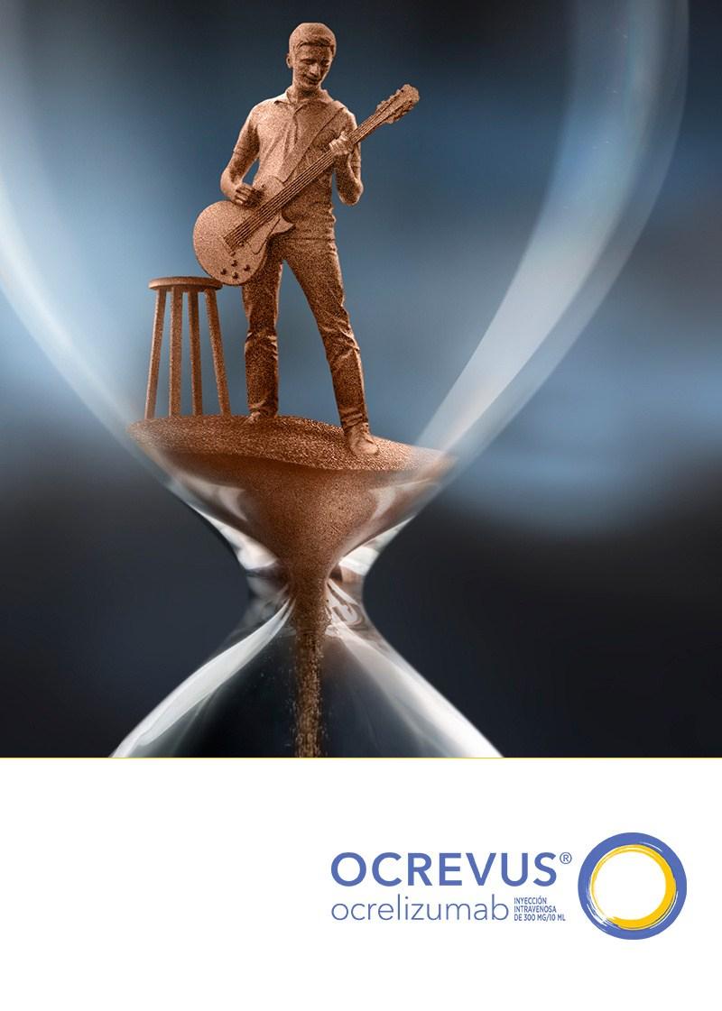 Ilustracion publicitaria para Ocrevus